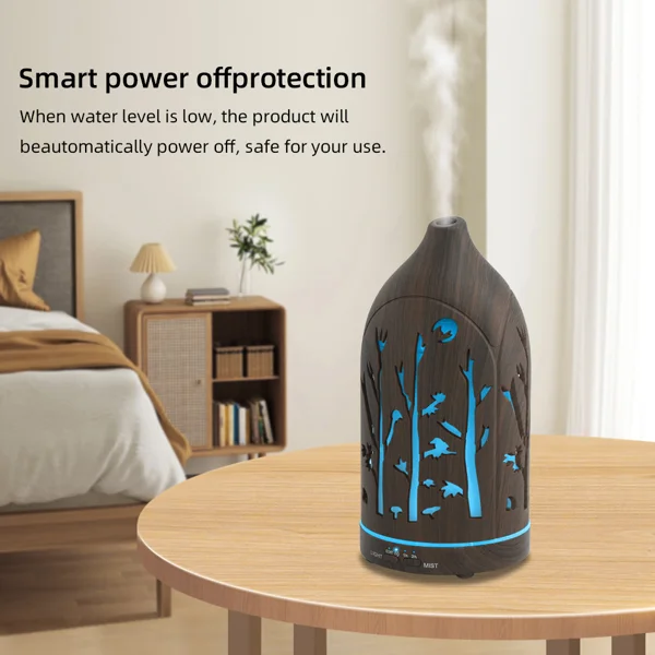 200ml Essential Oil Diffuser for Home 7 LED Color Changing, Ultra Quiet, BPA-Free, Perfect for Office & Relaxation view 6