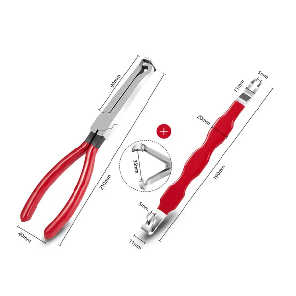 2PCS Electrical Disconnect Plier Connector Separator Removal Tool Kit Automotic view 3
