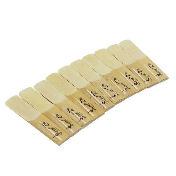 10pcs LADE E-Flat Alto Saxophone Reed with Transparent Case Strength 2.5 view 5