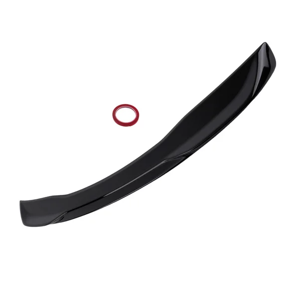 Black ABS Trunk Spoiler fit for Honda Civic Sedan 2022-2024 Rear Upper Wing Lip view 6