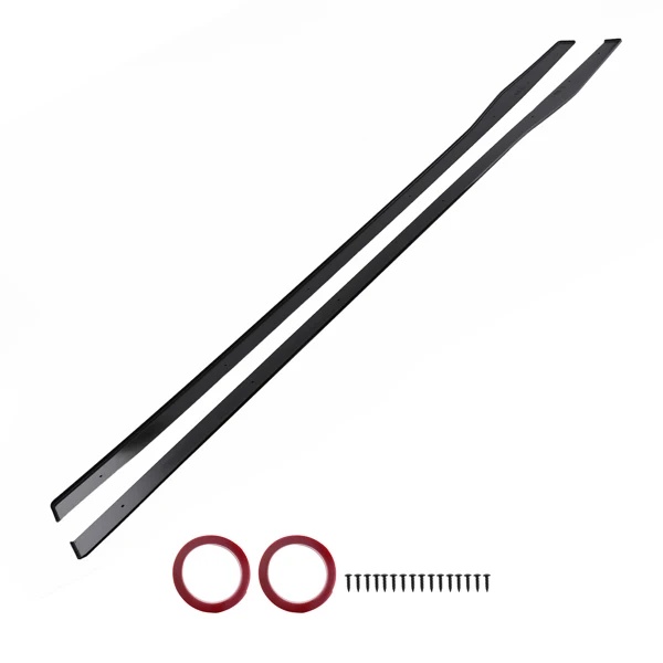 Side Skirts fit for Benz C-Class W205 C205 A205 W204 S204 2015-21 Black ABS Plastic view 6