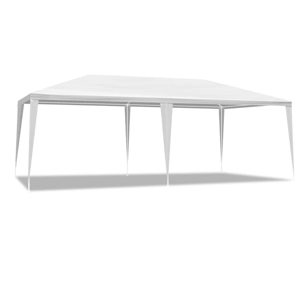 3*6m Non-Cloth PE Cloth Plastic Sprayed Iron Pipe Outdoor Party Tent White view 3