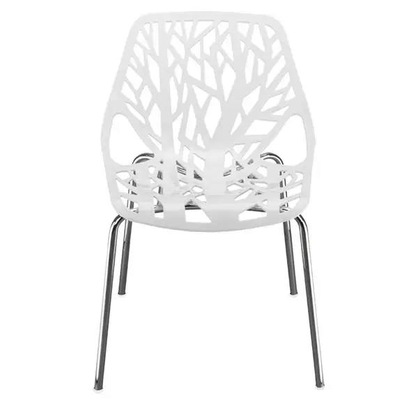 4pcs Bird's Nest Style Lounge Chair White view 6