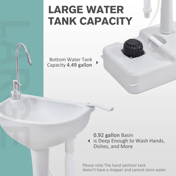 Portable camping sink view 6