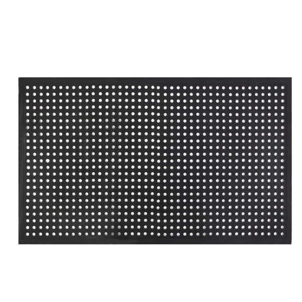 Bar Kitchen Industrial Multi-functional Anti-fatigue Drainage Rubber Non-slip Hexagonal Mat 150*90cm view 5