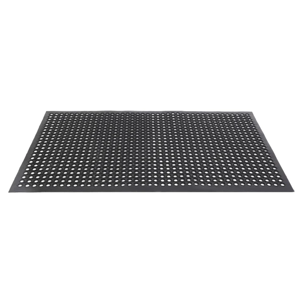 Bar Kitchen Industrial Multi-functional Anti-fatigue Drainage Rubber Non-slip Hexagonal Mat 150*90cm view 6