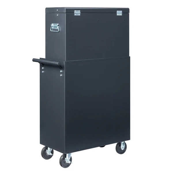 steel tool box black view 5