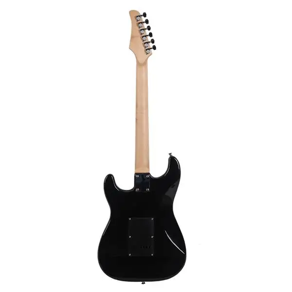 [Do Not Sell on Amazon] GST Stylish Electric Guitar Kit with Black Pickguard Black view 4