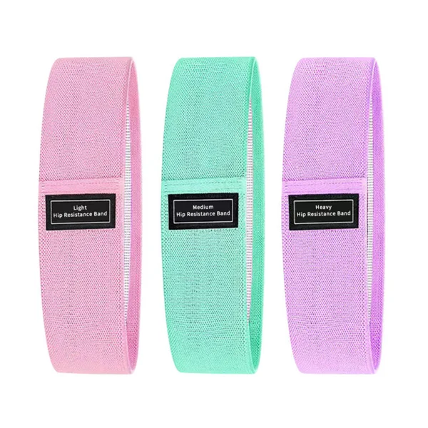 Set of 3 Resistance Exercise Loop Bands Fitness Home Gym Yoga Glutes Trainer view 6