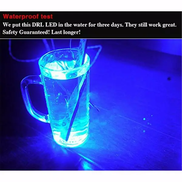 12V LED STRIP DRL DAYTIME RUNNING LIGHTS FOG COB CAR LAMP DRIVING US(tk/temu self-pickup orders) view 4