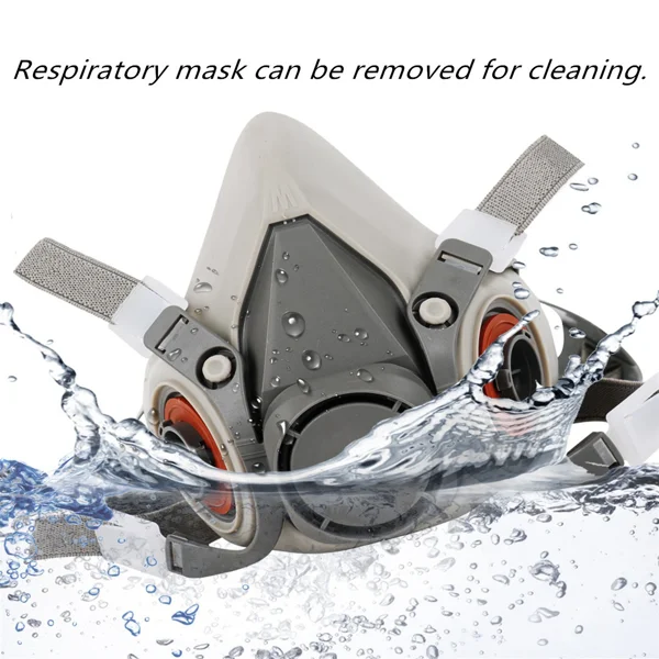 Reusable Half Face Shield Respirator Mask for Painting Welding Sanding Facepiece view 5