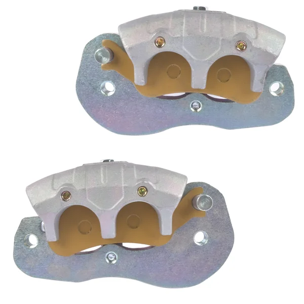 2pcs Front Brake Calipers & Sintered Pads Replacement for Can-Am Commander Defender Maverick 705601462+705601463 view 2