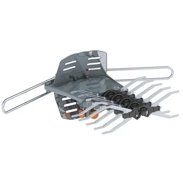 TA-102Y 360-Degree Rotation UV Dual Bands 28-36dB Outdoor Antenna Dovetail Guide without Stand view 5