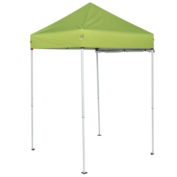5X5FT Outdoor Canopy with 1 Sidewall Green view 5