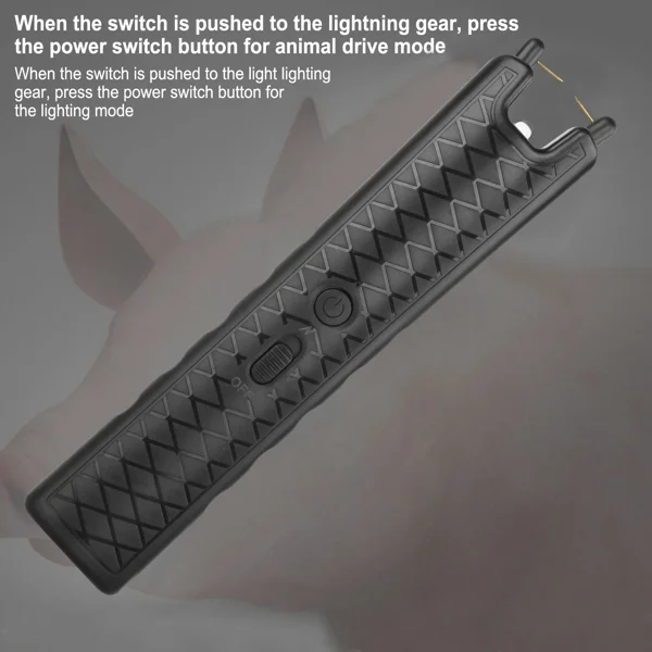 Electric Repeller Handheld Pig and Cattle Repeller Livestock Repeller Usb 23 Cm view 5