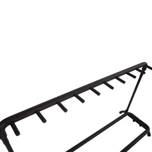 9-Slot Guitar Holder Rack Stand Black view 3