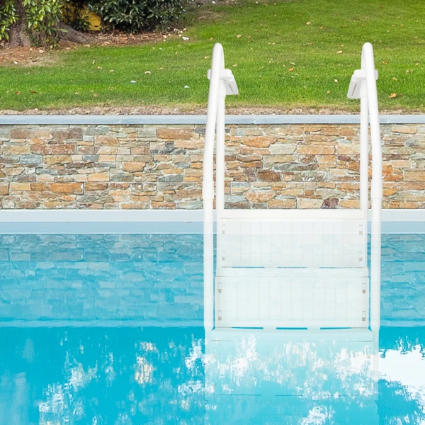 85*68*198cm PE Swimming Pool Escalator White view 6