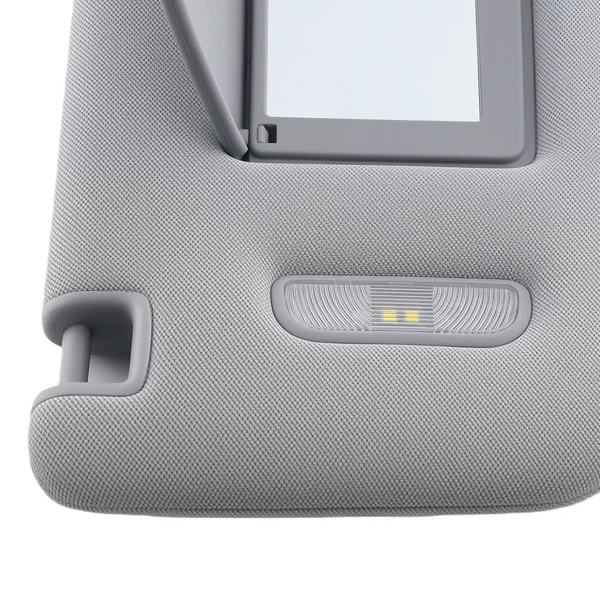 Passenger Right Sun Visor fit for Chevrolet Tahoe 2015-2019 Gray w/ Mirror Light view 2