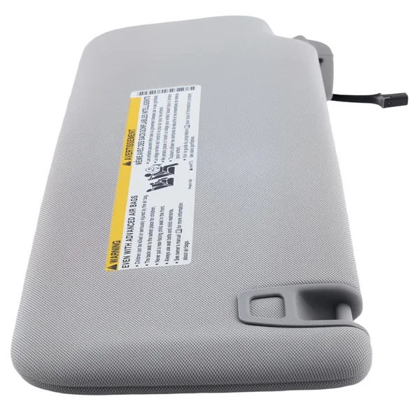 Passenger Right Sun Visor fit for Chevrolet Tahoe 2015-2019 Gray w/ Mirror Light view 6