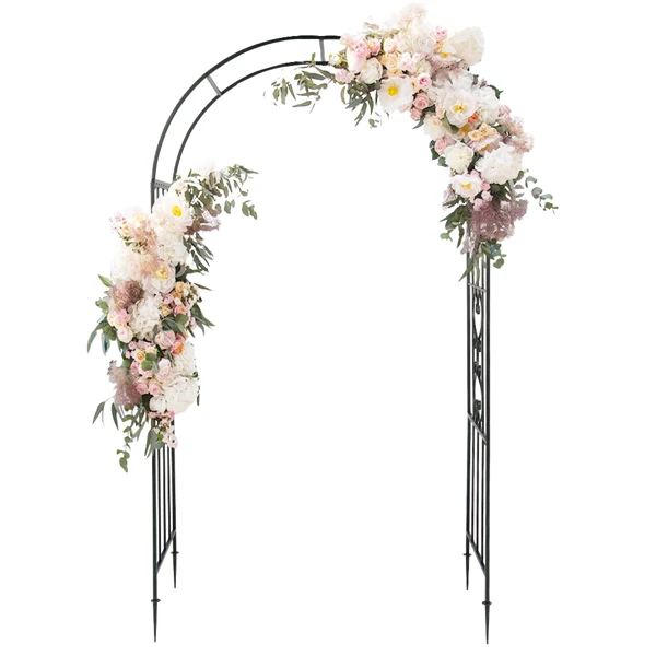 Arc Roof Wrought Iron Arch Plant Climbing Frame view 2