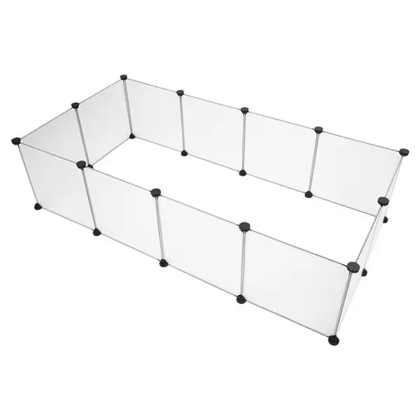 Pet Playpen, Portable Large Plastic Yard Fence Small Animals, Puppy Kennel Crate Fence Tent view 3