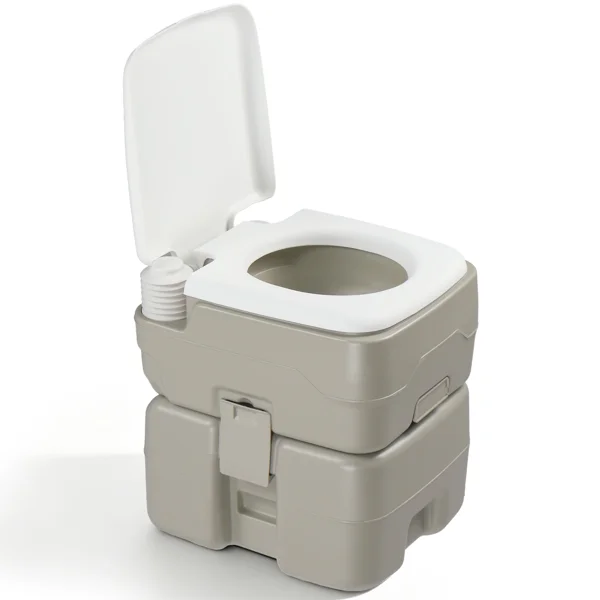 20L Portable Removable Flush Toilet with Double Outlet view 2