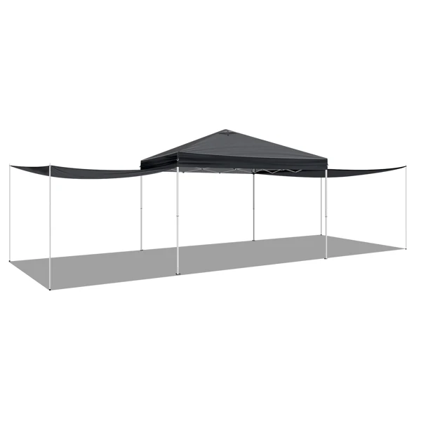 10x10FT pop up Canopy Tent with 2 sidewalls, Outdoor Canopy Tent for Parties view 6
