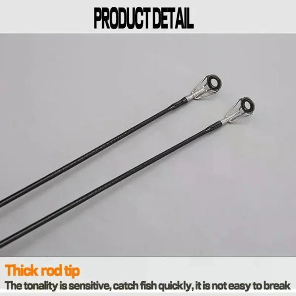 Casting Spinning Fishing Rod 6 Ft UltraLight Carbon Fiber Rod Pole view 2