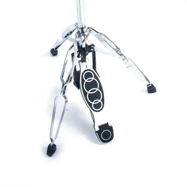 Professional Pedal Control Style Drum High Hat Cymbal Stand with Pedal Silver & Black view 2