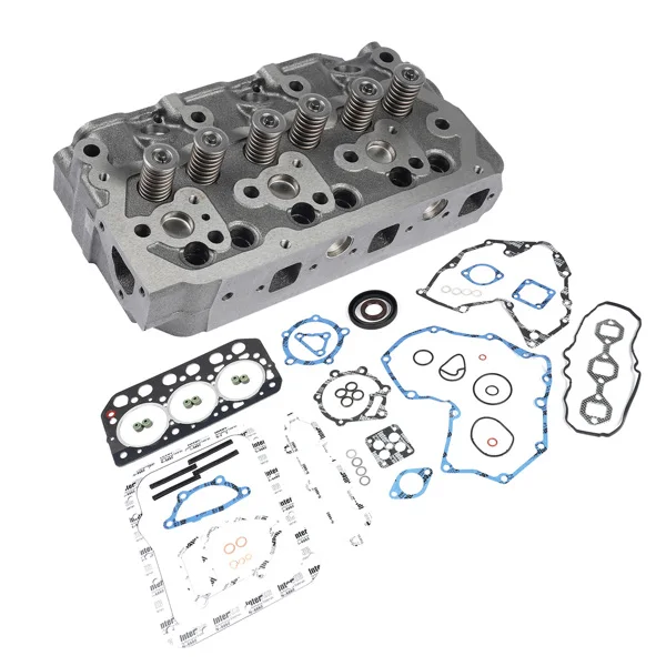 Cylinder Head Assy & Gasket Set for Mitsubishi S3L CAT EC25 Caterpillar 303SR view 4