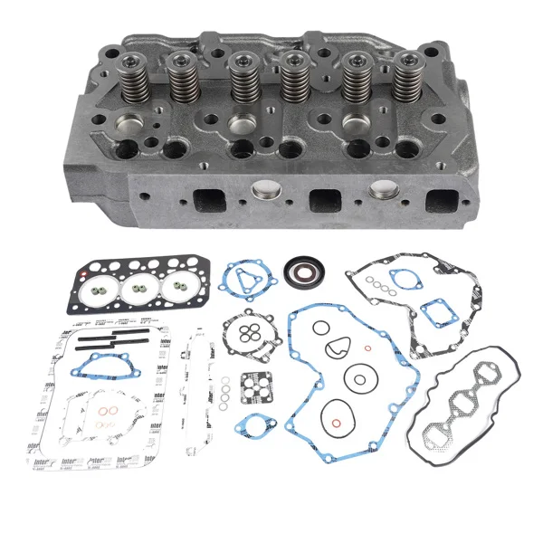 Cylinder Head Assy & Gasket Set for Mitsubishi S3L CAT EC25 Caterpillar 303SR view 5