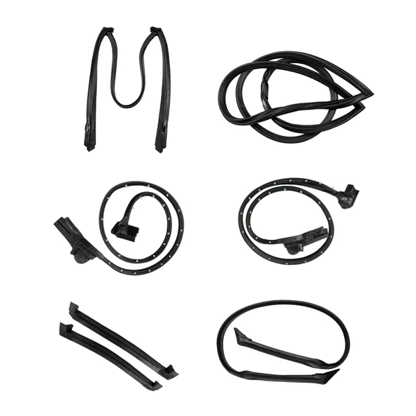 Weather Strip Seal Full Weatherstrip Kit Set Fits for Chevy Corvette 5.7L V8 1984-1996 9096GGW view 2