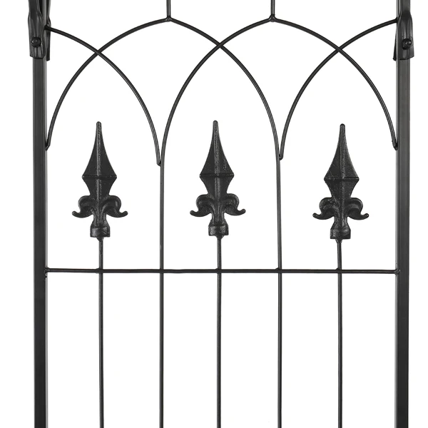 Flat Roof Wrought Iron Arches Plant Climbing Frame view 6