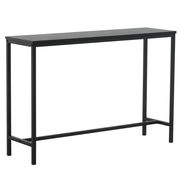 Industrial Style Porch Table Single Layer Black Oak Triamine Board [105 * 30 * 71cm] view 4