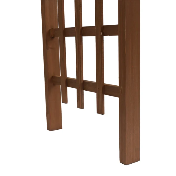 Beautiful And Practical Garden Arch Dark Brown view 4