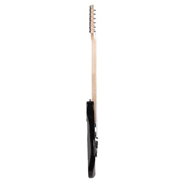 ST Stylish Electric Guitar with Black Pickguard Golden view 5
