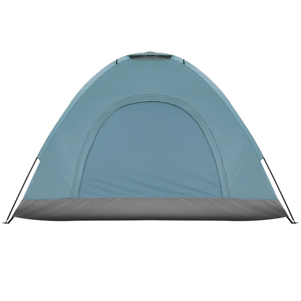 3-4 Person Camping Dome Tent Blue view 2