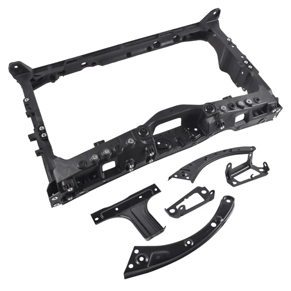 6 PCS Set Radiator Core Support with Bracket Replacement for Honda Civic 2022-2025 71411-T22-A01 71413-T20-A00 view 2
