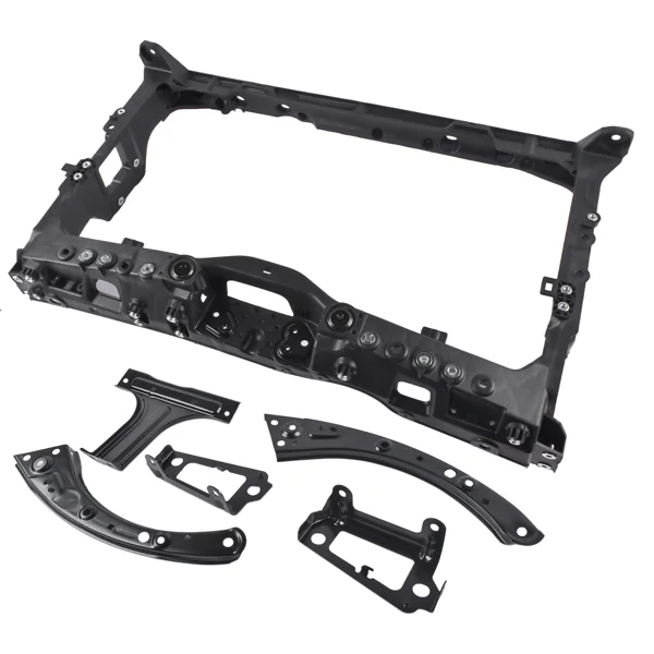 6 PCS Set Radiator Core Support with Bracket Replacement for Honda Civic 2022-2025 71411-T22-A01 71413-T20-A00 view 3