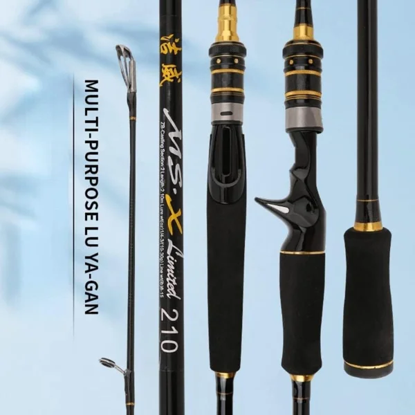 Fishing Rod Fishing Rod Carbon Fishing Baitcasting Rod Travel Lure Casting Rod 165 Cm/5.4 Ft view 4